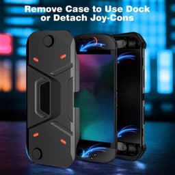 YONO Hard Case geschikt voor Nintendo Switch 2 - Ergonomische Grip Hoesje met Cover - Beschermhoes - Zwart — thumbnail 5
