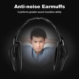 Noise Cancelling Headsets, Earmuffs Adjustable Noise Cancelling Hearing Protection Antinoise Noise Cancelling Headset Adult Child for Shooting (Army Green), Army green — thumbnail 5