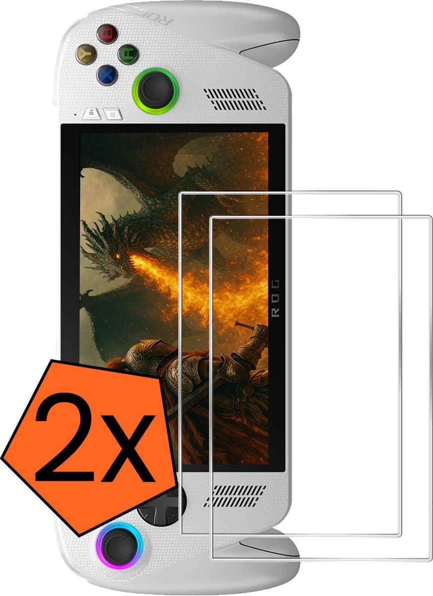 Screenprotector - Geschikt voor Xbox Ally Screenprotector Bescherm Glas - Tempered Glass Geschikt voor ROG Xbox Ally Screen Protector - 2 PACK — afbeelding 1