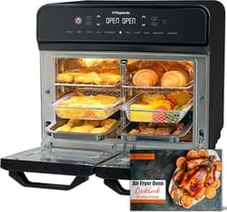 XXL Heteluchtfriteuse - 22L met 2 Kamers en Led-Touchscreen — thumbnail 1