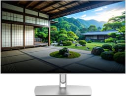 JAPANNEXT Touchscreen Monitor Wit 27" IPS WQHD (2560x1440) met verstelbare arm | JN-IPS27WQHDR-C65W-FLD-T — thumbnail 2