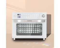 Klarstein Vigor Air Heteluchtfriteuse XXL, Airfryer met 1800 W, Heteluchtfriteuse 30 Liter, 18 Programma’s, Boven- en Onderwarmte, Wit