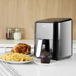 MPM - Airfryer 4,5 Liter Heteluchtoven - Digitaal LED-Display - 1400W Hetelucht Friteuse - Zwart — thumbnail 10