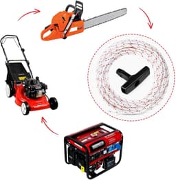 TOVBMUP Startkabel geschikt voor grasmaaier - 10 m - 3 mm - Vervangende trekkabel - met 4 starthendels - Onderdelen Geschikt voor Honda grasmaaiers - Geschikt voor grasmaaierkettingzaagtrimmers, kantentrimmers, bosmaaiermotoronderdelen — thumbnail 3