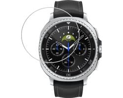 Screenprotector - Geschikt voor Samsung Galaxy Watch 8 Classic (46 mm) - Sterk & Shockproof - Tempered Glass - Gehard Glas - Beschermglas Screen Cover - Bescherm Protector voor Smartwatch