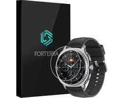 Screenprotector Geschikt voor Samsung Galaxy Watch 8 Classic (46 mm) - Sterk & Shockproof - Tempered Glass - Gehard Glas - Beschermglas Screen Cover - Bescherm Protector voor Smartwatch