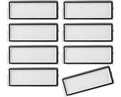 Roborock Qrevo S, Pro, Plus, MaxV, Curv, Edge en QV Serie Filterset (8 Stuks, Plus.Parts® alternatief voor 8.02.0296)