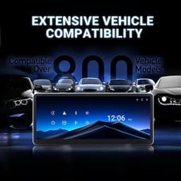 MINIX CP89-HD Draagbaar Draadloos CarPlay/ Android Auto Beeldscherm, 60FPS 8,9 Inch 1920*720 IPS Touch Screen, Magnetische Zuiging, Plug-and-Play, Dubbele Bluetooth/ 3,5mm AUX/ FM Zender/ Ingebouwde Luidspreker, Knopbediening, Omgevingslicht — thumbnail 5