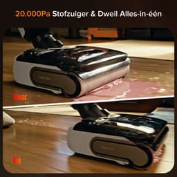 Roborock F25 GT-Vloerreiniger-Nat Droog Stofzuiger-draadloos-Elektrische dweil-20000 Pa-180° platliggend-90 °C Hoge temperatuur Sneldrogend-Zelfreiniging-Anti-Klits Rol voor Huisdierhaar-Randreiniging — thumbnail 7