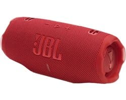 JBL Charge 6 - Draadloze Bluetooth Speaker met Afneembare Draagriem - Portable Muziek Box - 28 uur - Waterdicht - IP68 - Rood