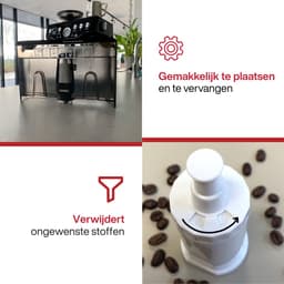 Waterfilters voor Sage Barista Express - SES008 & BES008 Espressomachine - 2 stuks - voor Koffiemachines - Oracle - Dual Boiler - Solis - Duo Temp - Bambino Plus - 6 maanden gefilterd water - Eccellente — thumbnail 3