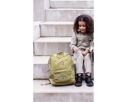 Trixie Rugzak - Mr. Dino - Schooltas Waterafstotend - Boekentas voor Kind - Voor Jongens en Meisjes - Ook geschikt als Gymtas - Groen