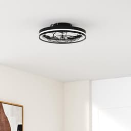 RFWR® Stille Plafondventilator met Dimbare LED Verlichting en Afstandsbediening, Energiezuinige en Moderne Design — thumbnail 1