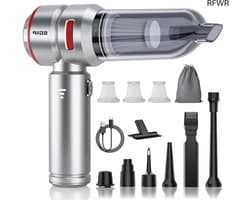 RFWR® Draadloze 4-in-1 Handstofzuiger met krachtige zuigkracht en multifunctionele accessoires