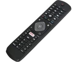 TV afstandsbediening – Remote Control – Geschikt voor Philips televisies – Universeel - Plug & Play – Zwart