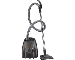 SEBO K1 Basalt | Antraciet grijze sledestofzuiger | Stootrand beschermd meubilair tegen beschadigingen | Grote actieradius