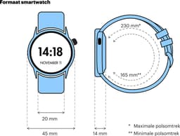 Belesy® SMART - Smartwatch Dames - Smartwatch Heren - Horloge - Stappenteller - 1.3 inch - Kleurenscherm - Full Touch - Bluetooth Bellen - Roségoud - Staal — thumbnail 17