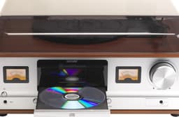 Denver Platenspeler Bluetooth - Incl. Speakers - DAB radio - CD speler - Retro - MRD52LW — thumbnail 4