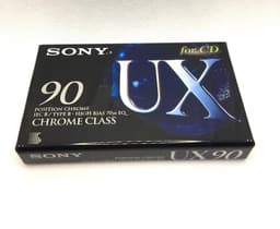 Audio Cassette Tape Sony UX 90 Chrome Class  / Uiterst geschikt voor alle opnamedoeleinden / Sealed Blanco Cassettebandje / Cassettedeck / Walkman / Sony cassettebandje. — thumbnail 3