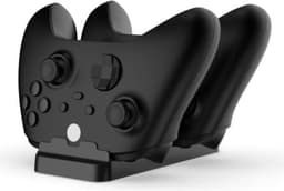 Oplaadstation voor de XBOX Series X/S & XBOX ONE X/S - Black Docking Station INCL. 2 Accu's & 2 Xbox One Kapjes & 2 Xbox Series Kapjes — thumbnail 2