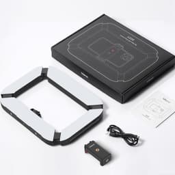 Ulanzi U200 Ringlamp Video Rig - met telefoonhouder en ingebouwde powerbank - 8000mAh - Cold shoe-aansluitingen - Universeel tot 8,2cm breed - Zwart — thumbnail 3