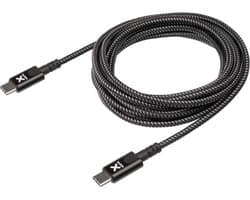 Xtorm USB-C naar USB-C Kabel - 2 Meter - 240W Power Delivery Kabel - Extra stevige USB-C Kabels - Snellader - Oplaadkabel geschikt voor Laptop/Telefoon/Tablet - Zwart