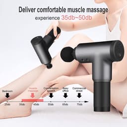 Mowa Massage gun - Massage pistool - Spier massage - Elektrisch - Ontspanning - Sport - Zwart — thumbnail 2