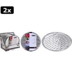 2x BBQ Barbecue Grillschalen Rond 3stuks