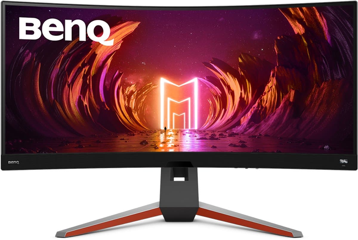 BenQ Curved Gaming Monitor 144Hz Mobiuz EX3410R - 1 ms MPRT - AMD Freesync Premium Pro - Display HDR400 - Ultrawide HD beeldscherm - 34 inch — afbeelding 1