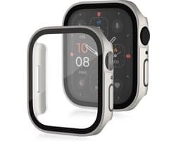 By Qubix - Hard case 40mm - Starlight - Geschikt voor Apple Watch 40mm hoesje - screenprotector - Bescherming iWatch - Bescherm hoesje