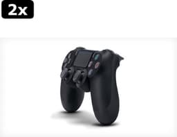 2x Sony DualShock 4 Controller V2 - PS4 - Zwart — thumbnail 5