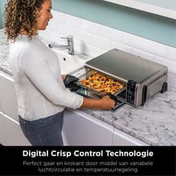 Ninja Foodi 8-in-1 Multifunctionele Elektrische Oven en Airfryer - 2400 Watt - RVS - Pizza Oven - SP101EU — thumbnail 2