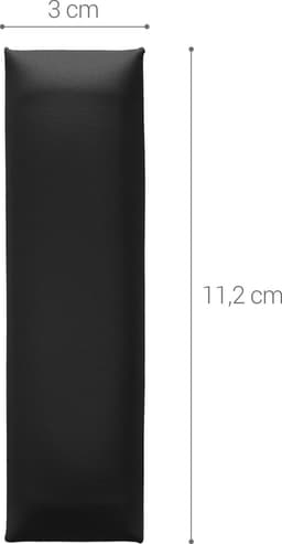 kwmobile band geschikt voor Sony MDR-100ABN / WH-H900N - Koptelefoonband in zwart - Zachte hoofdband voor hoofdtelefoon — thumbnail 3
