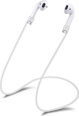 CHPN - Koordje voor AirPods - AirPods koordje - Geschikt voor Apple AirPods - Anti-verlies - Aitpods strap - Koord van siliconen voor Apple iPhone Airpods - Wit — thumbnail 1