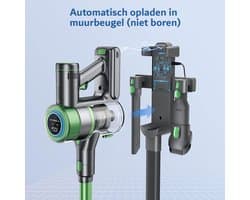 Steelstofzuiger Draadloos - 3 in 1 - Stofzuiger Zonder Zak - Kruimelzuiger - HEPA Filter