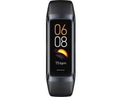 DrPhone ActiFit - 1.1'' AMOLED Scherm - Extra Lichte Activiteiten Tracker - Horloge met 25 Sportmodi - Nederlands Taal -Zwart
