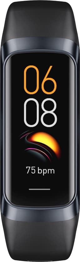 DrPhone ActiFit - 1.1'' AMOLED Scherm - Extra Lichte Activiteiten Tracker - Horloge met 25 Sportmodi - Nederlands Taal -Zwart — thumbnail 1