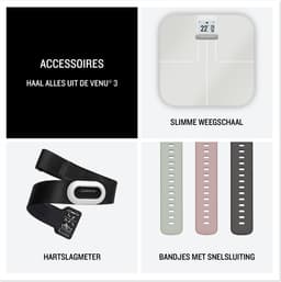 Garmin Venu 3s - Smartwatch - AMOLED-Scherm - 41 mm - French Grey — thumbnail 5