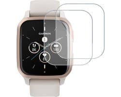 2x Screenprotector geschikt voor Garmin Venu sq2 - Folie Screen Protector geschikt voor Garmin Venu sq2