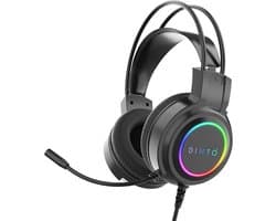 DINTO® Gaming headset met microfoon - Extra Bass - Gaming Koptelefoon - Geschikt voor Nintendo Switch - PS4/PS5 - Laptops - Xbox One - PC