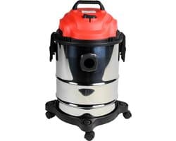 Benson Stofzuiger droog en nat - 1200W - 15 liter - 8-delig - RVS behuizing - met blaasfunctie