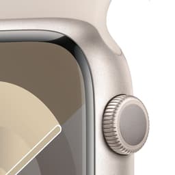 Apple Watch Series 9 - 45mm - Starlight Aluminium Case with Starlight Sport Band - M/L — thumbnail 3