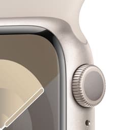 Apple Watch Series 9 - 41mm - Starlight Aluminium Case with Starlight Sport Band - S/M — thumbnail 3
