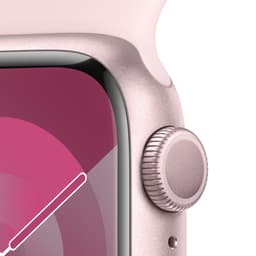 Apple Watch Series 9 - 41mm - Roze Aluminium Case with Roze Sport Band - S/M — thumbnail 3