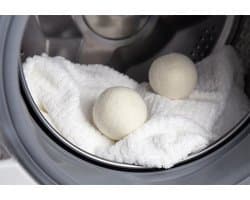 Drogerballen - Wasdrogerballen - 6 stuks - met opbergzakje