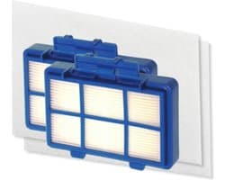 2x Motor- en 2x HEPA Filter geschikt voor Philips PowerGo series Stofzuiger zakken vervanging