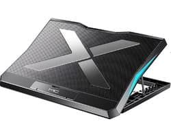 Laptop Koeler - Koeling - Verstelbaar Koelingsysteem - Verkoeler Standaard - Coolingsystem Stand - Afkoelsysteem - In hoogte verstelbare Cooler Pad - Cooling Ventilator - Laptopverkoeler - Laptopstandaard met Ventilatiesysteem | Q3