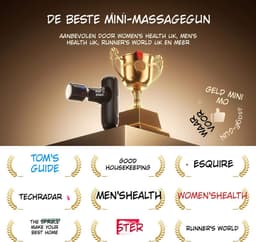 Kavora® Massagengun - Massage Gun - Massage Pistool - Zwart - 14cm x 11cm x 3cm — thumbnail 5