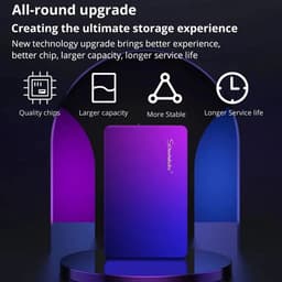 Lifero High-Speed Externe Harde Schijf 500 GB - Draagbare HDD - USB 3.0 - Windows & Mac - Geschikt voor Gameconsoles - Compact — thumbnail 2