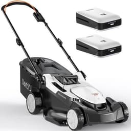 Accu Grasmaaier – Elektrische Gazonmaaier – Draadloze Maaier – Lithium-ion Maaier – Mulchmaaier – 43 cm Maaibreedte – Brushless Motor & 40L Grasopvangbak — thumbnail 4